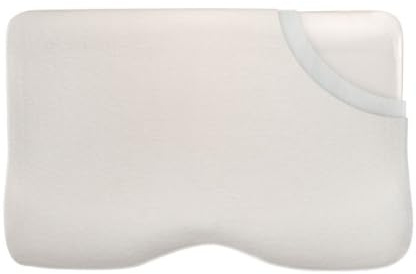 Inphysio® Confort Plus - Oreiller Orthopédique - Oreiller Memoire Forme - Ergonomique Cervical - Anti Acarien - Anti Cervicales Douloureuses - Hypoallergénique - 54 x 33 x 12/6 cm