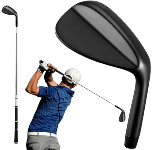 Golfklubba för män, CNC-fräst golfsandskaft, 52°/56° kil, halkfri hög loft golfklubba med skaft i rostfritt stål, för män golfare utomhussporter 56°