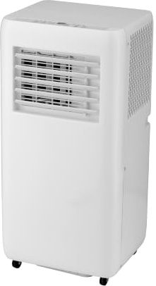 Fresh White 7000 BTU bärbar luftkonditionering 750 W | 1750 FR, avfuktare, 2 hastigheter, fjärrkontroll ingår, fönsterkit 70 x 33 x 28 cm