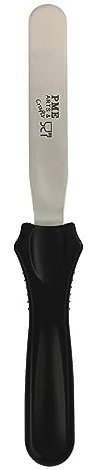 PME PK1012 Spatola Professionale per Pasticceria, Acciaio, Grigio, 4 x 1.5 x 29 cm