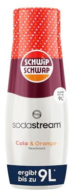 SodaStream Sirup Schwip Schwap - 1x Flasche ergibt 9 Liter Fertiggetränk, Sekundenschnell zubereitet und immer frisch, 440 ml
