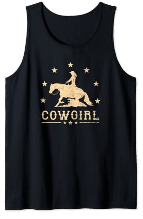 Westernreiter Reining Quarter Horse Sliding Stop Cowgirl Tank Top