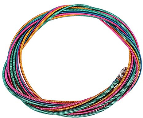 4 String Colorful Bass Strings 1.16mm-2.54mm 046-100 Gauge Fluorocarbon Coated Electric Bass Guitar Strings Neon Multicolor