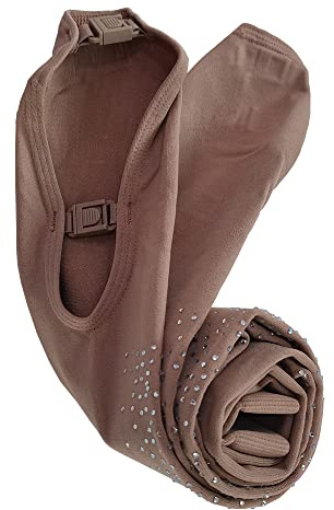 LIUHUO Konståkning tights för barn, skridskoåkning, tights för flickor med diamanter på båda sidor
