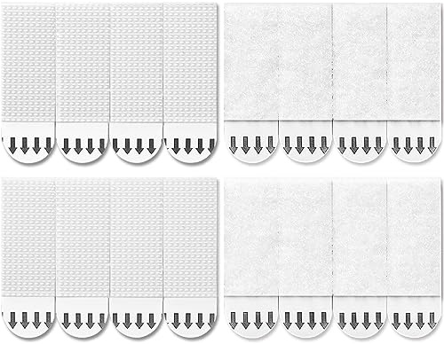 Sinnsally Picture Hanging Strips Heavy Duty,Hanging Picture Canvas Hanger No Nails,Photo Frame Stickers for Wall,Damage Free Adhesive Poster Refill Mounting (Small-40Pairs)