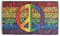 Bandera de la paz, bandera colores Flores, bandera arcoiris150cm x 90cm, bandera PAZ flores