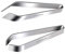 RUIENGCOMM 2Pcs Stainless Steel Fish Tweezers Bones Slant Pliers Remover Set - Flat and Slant Kitchen Cooking Tweezers for Kitchens, Restaurants, Buffets