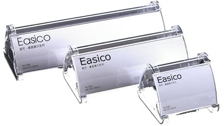 Schmalz® Edles Tisch-Namensschild Display Tischaufsteller glasklar Werbeschild Acryl 2-seitig beschriftbar (210x50 mm)