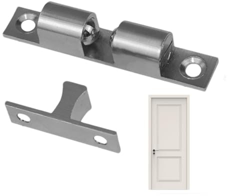 Cierre de bola para puerta, cierre de bola de resorte, cierre de puerta de armario, herrajes para puerta de armario, hebilla de cuentas de cobre para muebles, armarios, puertas, estanterías