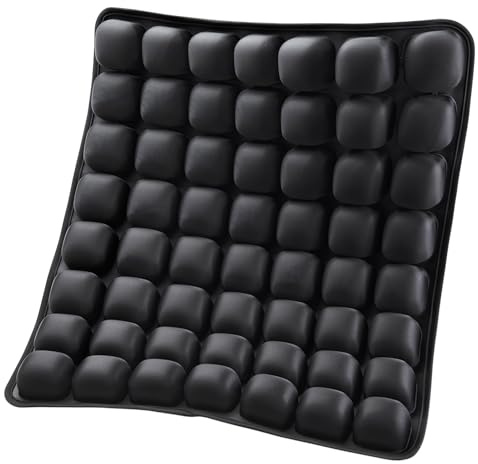 VEVOR Cuscino Gonfiabile per Seduta con Celle d'Aria 3D Cuscino Gonfiabile Portatile per Sedia Leggero per Alleviare Pressione da Seduta su Sedia a Rotelle, Viaggi, Ufficio, Auto, Aereo