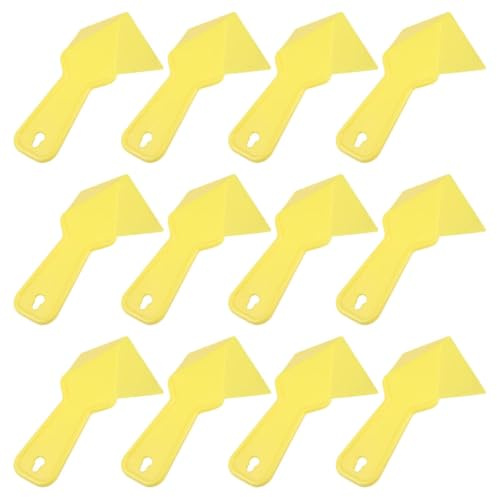 Alipis Paleta para Esquinas Interiores Abs 12 Piezas, Herramienta Manual para Paneles de Yeso, Raspador y Cuchillo de Esquina Interior y Exterior para Bricolaje y Albañilería Profesional