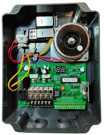 Coffret électronique d'automatisme de portail battant en 12V