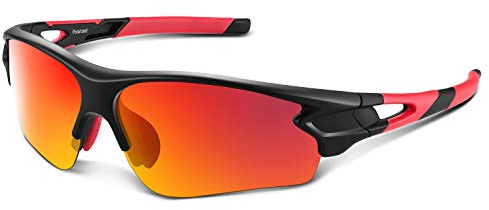 BEACOOL Polarized Sports Sunglasses for Men Women Youth Baseball Fishing Cycling Running Golf Motorcycle Tac Glasses UV400