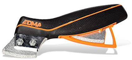 EDMA - Grattoir à Déjointer - Gratte Joints avec 2 Lames au Carbure de Tungstène pour Carreleur - Idéal pour Carrelage - 254755 - Outil à Main de Qualité pour Professionnel et Particulier