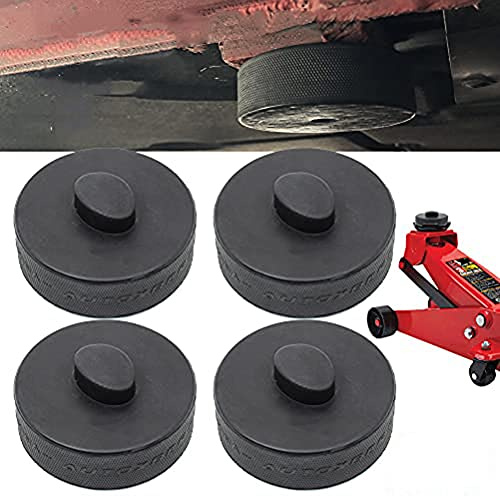 AUTOXBERT 4pcs Trolley Rubber Jack Pad Support Point Pucks Floor Adapter Jacking Trolly Car Removal Repair Tool for Porsche 911 964 993 996 991 Cayman Boxster