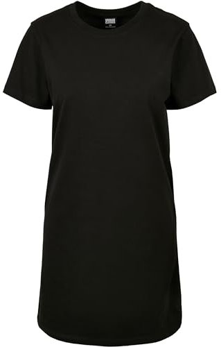 Urban Classics Damen Ladies Recycled Cotton Boxy Tee Dress Kleid, Schwarz, M EU