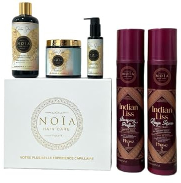 Lissage INDIAN LISS 2 X 1 L + Coffret Prestige Pack trio soins cheveux NOIA offert