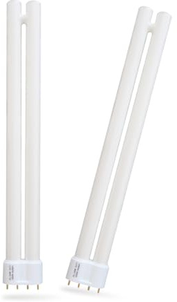 PL24-C 24W ersättning för OttLite B24553 T40J34 fluorescerande glödlampa, 24W kompakta lysrör Tpye C, 5500K ljus naturlig dagsljus, 2G11 bas, 2-pack