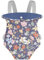 GAGAKU Puppentrage Puppen Kinder Puppenwagen ab 3 Jahre Tragetuch Baby Tragegurt Zubehör 100% Baumwolle - Blaue Blüten