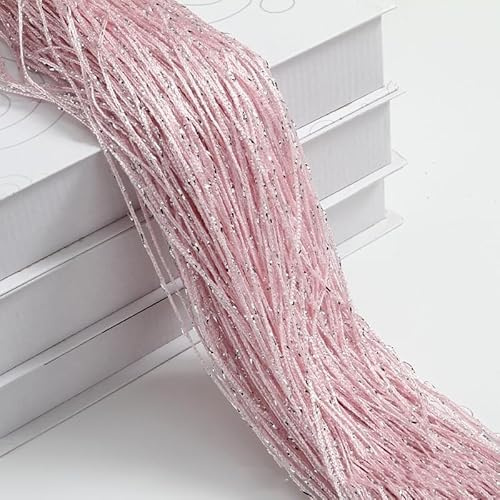 SYSUII 2 tende a fili, 100 x 200 cm, per porte e terrazze, divisorie, per finestre, per porte, soggiorno, colore rosa