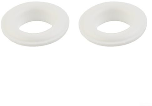 Lot de 10 œillets réglables en plastique - Taille intérieure de 15 mm et extérieur de 28 mm - Convient pour tous vos projets de bricolage - Blanc