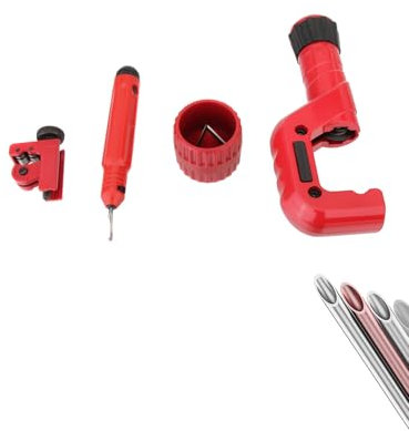 Twilight Garage Rohrschneider Set 3-50mm1/4''-2'',Rohrschneider Edelstahl 1/8''-7/8''(3-22mm),Röhrenschneider mit Entgrater für Schneiden,Vielseitiger Rohrabschneider für Edelstahl, Kupfer,Kunststoff