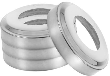 Yardwe Échelle De Piscine en Acier Inoxydable Lot De 4 Rampe De Piscine Creusée À Base Ronde De 1 9 Po Facile À Installer