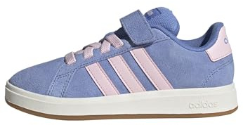 adidas Unisex Kinder Grand Court 00s Shoes Children, Blue Fusion/Clear pink/core White, 35 EU