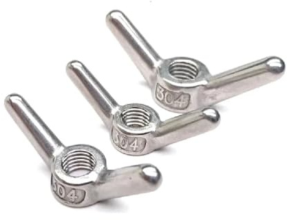 Flügelmuttern Flügelmuttern aus Edelstahl, verschiedene Größen, M6 bis M30, 15 Stück(M22 1pcs)