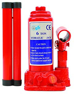 Streetwize - Bottle Jack Boxed - 6 Tonne - Lifting range: 180mm to 350mm