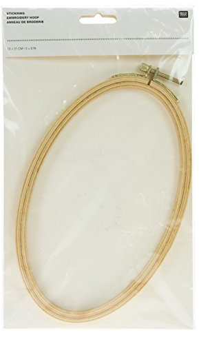 Broderiram broderi oval 13 x 21 cm