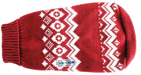 Wolters Norweger Pullover 25cm rot/weiss