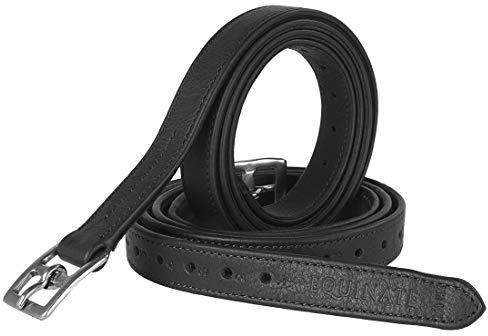 Equinate Steigbügelriemen Competition Schwarz 160