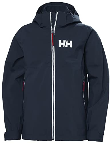 Helly Hansen Junior Unisex Jr Rigging Rain Jacket, Navy, 10