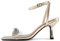 L37 - Damen Pumps AT THE DISCO, High Heels, Sandalen mit Absatz, Naturleder, Verstellbare Riemen, Lederfutter, Handgefertigte Schuhe, Bequem und Elegant - Gold