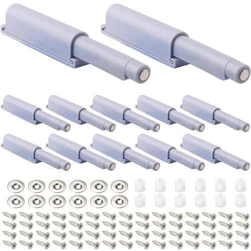 Greluma 12 Pz Chiusura a spinta per porta, chiusura magnetica per porta nascosta, armadi, cassetti per camper, armadietti della cucina