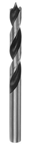 HARFINGTON Brad Point Drill Bits 9.5mm(24/64) Dia Straight Round Shank Drill Metric Brad Point 3 Drilling Depth Spiral Twist Drill Bits for Carpenter Woodworking Plastic Rubber