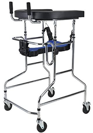 Déambulateur Cadre De Marche Pour Adultes Handicapés, À Roulettes, Entraînement Cérébral, Hauteur Réglable, B