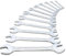 12 Clés fourche acier chromé de 6 à 32 mm SUPER CHROME 6x7-8x9-10x11-12x13-14x15-16x17-18x19-20x22-21x23-24x26-25x28-27x32 mm