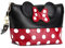 Boyigog Mouse Ears Style Tupfen Kosmetiktasche - Damen Schminktasche Cartoon Mini Geldbörse für Handtasche Makeup Tasche,Schlüsseln, Kopfhörern, Lippenstift (Rot schwarz)
