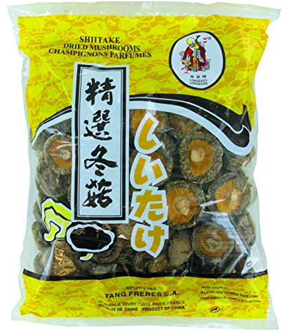 Champignons Shiitake parfumés séchés 4-6CM 500G - Champignons Tonkou - Longevity (1 sachet)