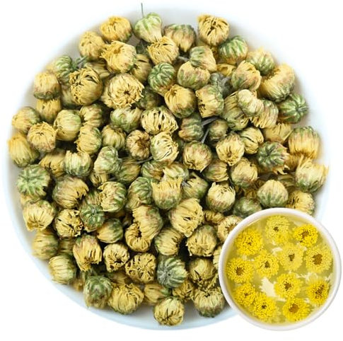 100% chrysanthème séché bourgeons de chrysanthème, 30g / 1.05oz frais, thé de chrysanthème séché non - OGM, chrysanthème en feuilles, sans caféine