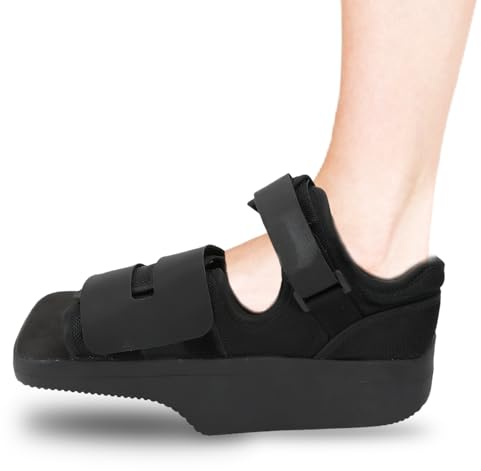 LUCKDANO Forefoot Off Loading Healing Shoes, Offloading Post Shoes Orthopedic Forefoot Shoes for Feet Wounds (M)