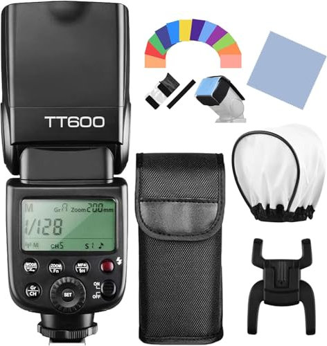 GODOX TT600 Flash de cámara Flash Speedlite Maestro-Esclavo con Integrado 2.4G Wireless Trigger Sistema GN60 para Canon Nikon Pentax Olympus Fujifilm Compatible con AD360II-C AD360II-N TT685C