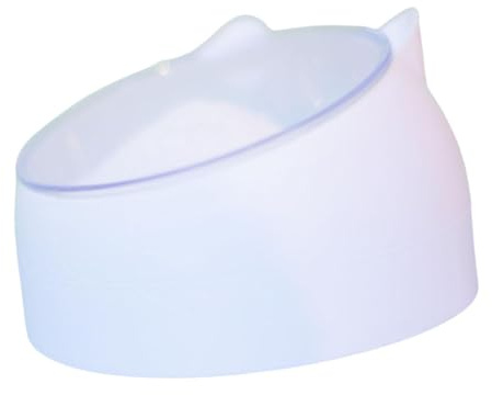 FewNvWa Hamster Bathroom Vasca Contenitore Sabbia Box Bagno Toilette Scavabile in PP PS Sicuro con Fondo Antiscivolo Adatto per Habitat Roditori Decorazione G, Bianco