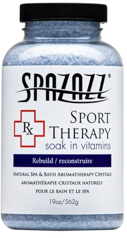Spazazz aromaterapia spa e bagno cristalli – terapia (confezione da 2), 19 oz.