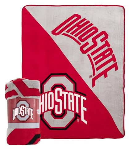 Northwest NCAA Halftone Micro Raschel Throw, 117 cm x 152 cm
