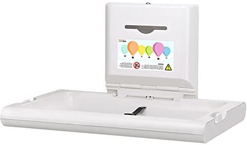 KEMMLIT Barca Wickeltisch- klappbar als Wandwickeltisch/Wickelregal, TÜV,Kunststoff