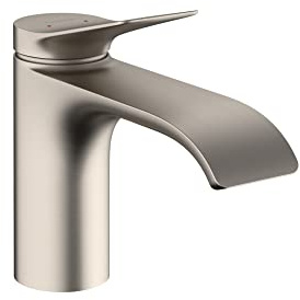 hansgrohe Vivenis Bathroom Faucet, 1 Hole, , Bathroom Sink Faucet for Vanity 1.2 GPM, Brushed Nickel, 75010821