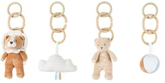 NOUKIE'S - Jouets pour arche d'éveil bébé - Babou & Kendi